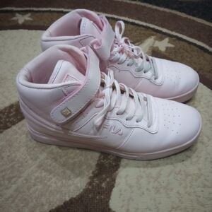 Fila Women's Pink High-Top Sneakers